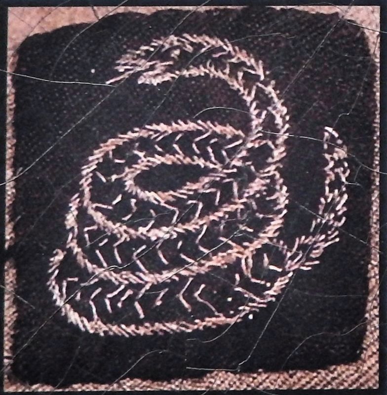 Marker detail: 369th Regiment Patch<br>(the Harlem Hell Fighters). Click for full size. Marker detail: 369th Regiment Patch<br>(the Harlem Hell Fighters) image. Click for full size.