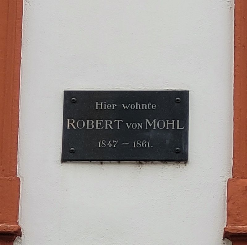 Robert von Mohl Marker. Click for full size. Robert von Mohl Marker image. Click for full size.