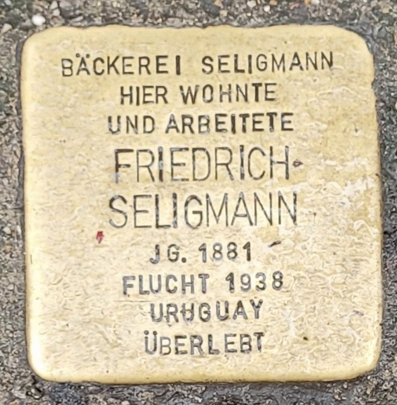 Friedrich Seligmann Marker. Click for full size. Friedrich Seligmann Marker image. Click for full size.