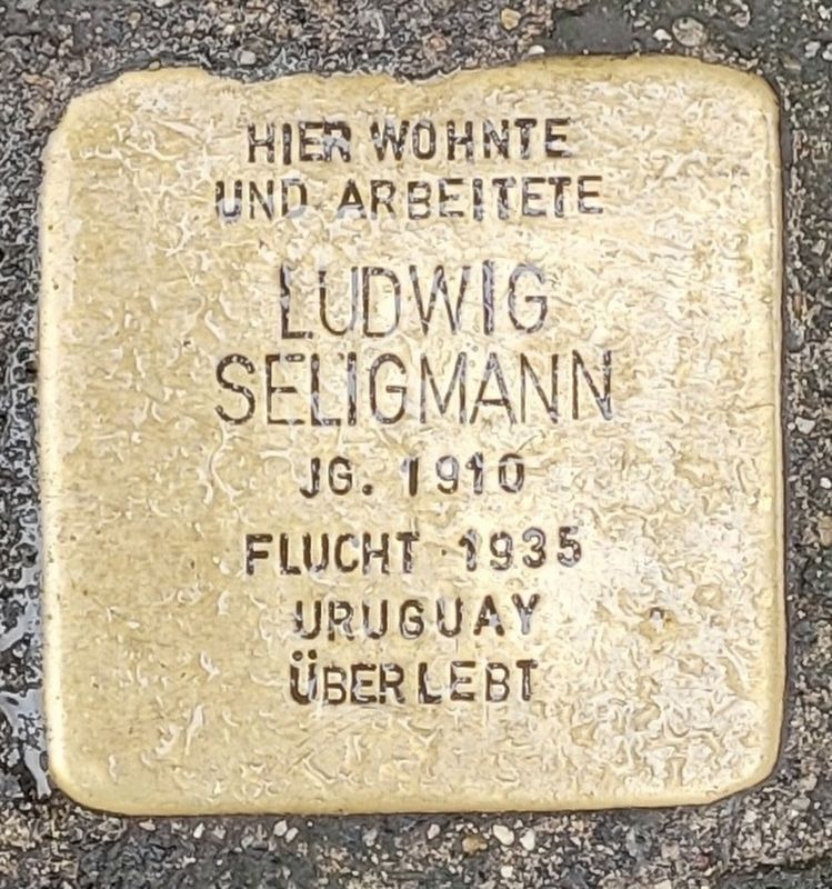Ludwig Seligmann Marker. Click for full size. Ludwig Seligmann Marker image. Click for full size.