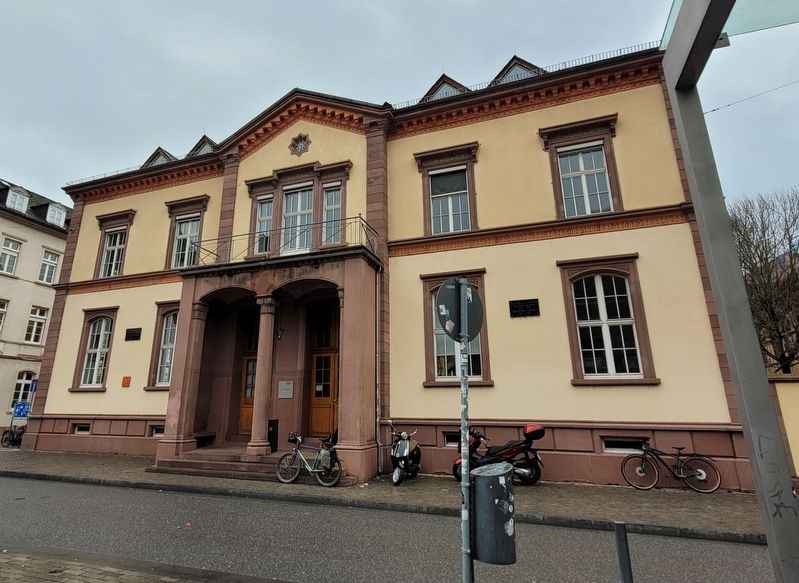 Die alten Institute der Naturwissenschaft / The Old Institutes of the Natural Sciences Marker image. Click for full size.