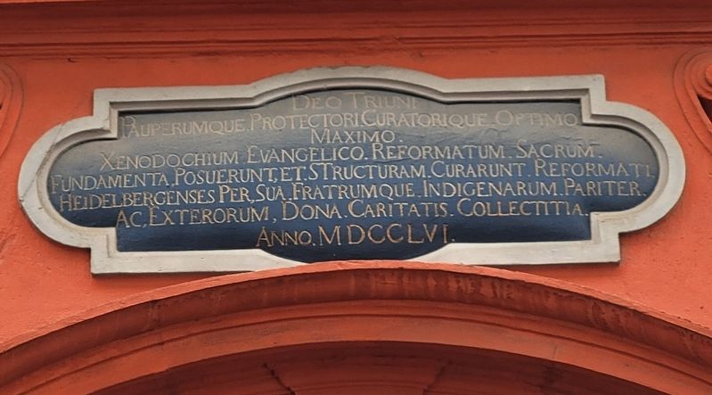 Evangelical Reformed Hospital Marker. Click for full size. Evangelical Reformed Hospital Marker image. Click for full size.