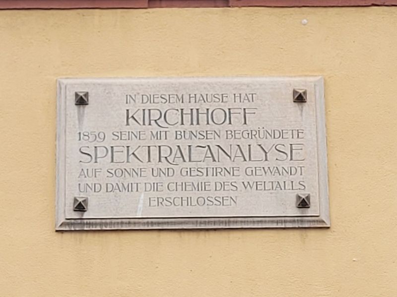 Spektralanalyse / Spectroscopic Analysis Marker. Click for full size. Spektralanalyse / Spectroscopic Analysis Marker image. Click for full size.
