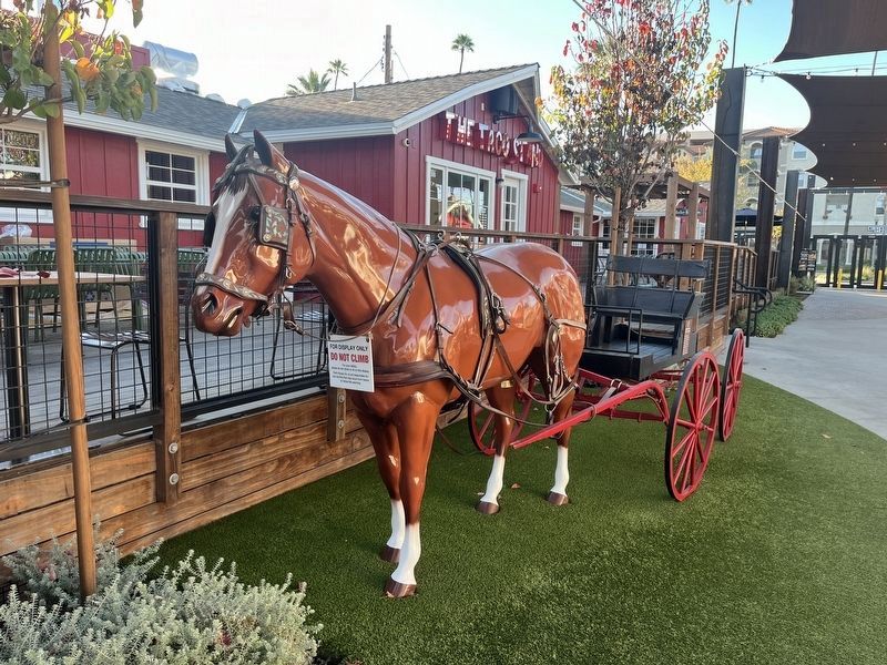 Fiberglass Horse and Buggy. Click for full size. Fiberglass Horse and Buggy image. Click for full size.