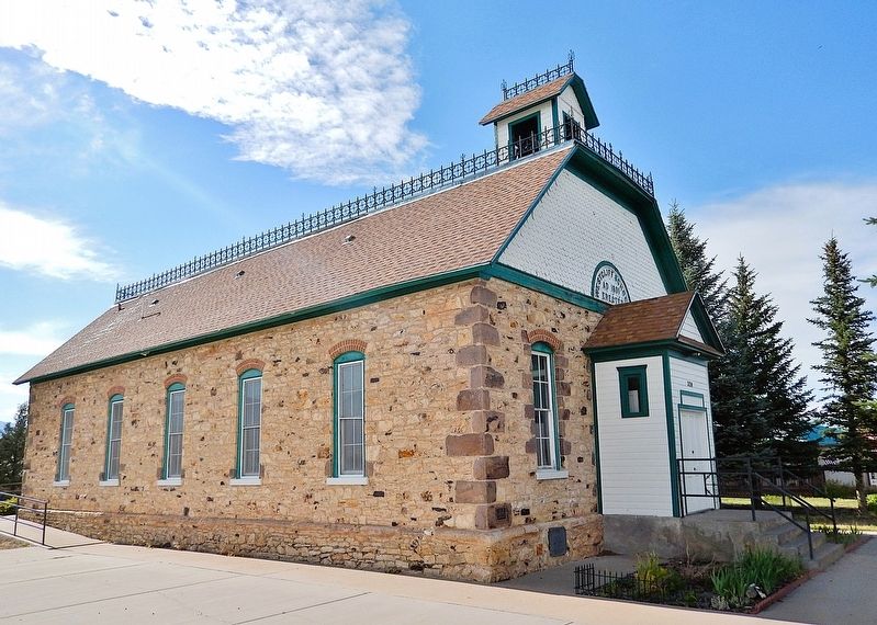 Westcliff Schoolhouse (<i>southeast elevation</i>). Click for full size. Westcliff Schoolhouse (<i>southeast elevation</i>) image. Click for full size.