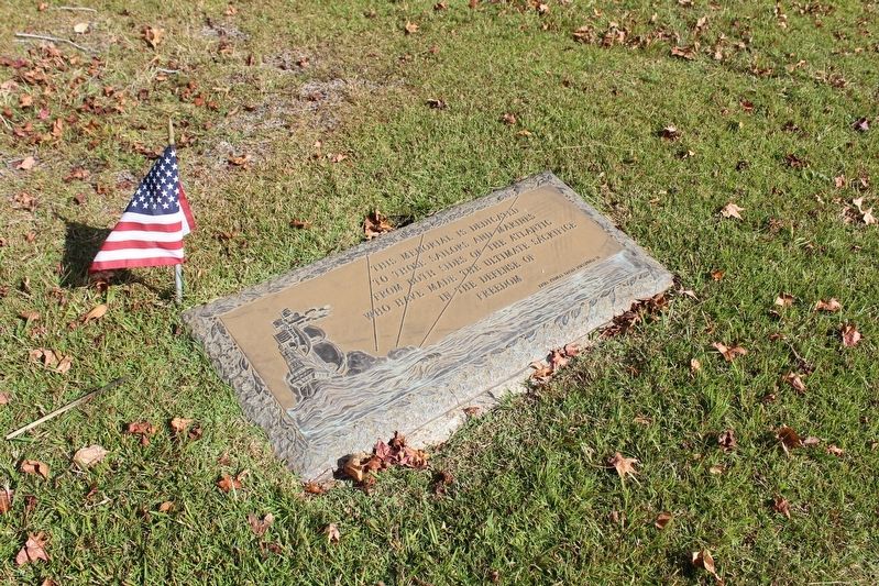 Sailors and Marines Memorial Marker. Click for full size. Sailors and Marines Memorial Marker image. Click for full size.