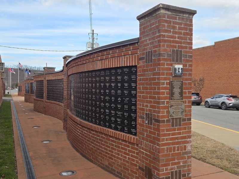 Elizabethton Carter County Veterans Walk of Honor Marker. Click for full size. Elizabethton Carter County Veterans Walk of Honor Marker image. Click for full size.