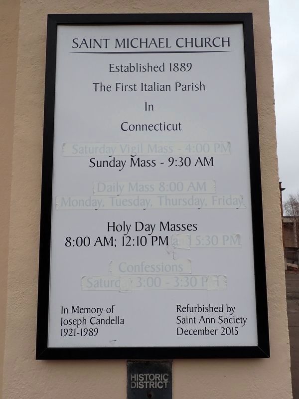 Saint Michael Church Marker image. Click for full size.