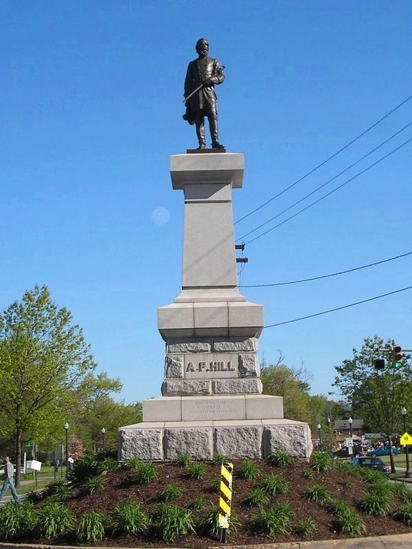 A. P. Hill Monument in Richmond. Click for full size. A. P. Hill Monument in Richmond image. Click for full size.