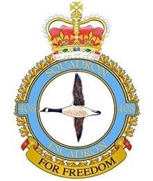 408 Tactical Helicopter Squadron Badge. Click for more information. 408 Tactical Helicopter Squadron Badge image. Click for more information.