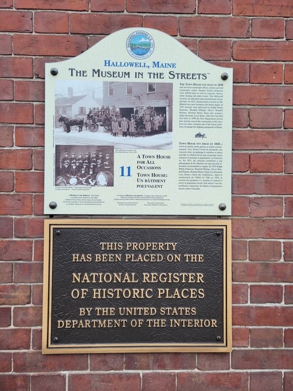 A Town House for All Occasions Marker. Click for full size. A Town House for All Occasions Marker image. Click for full size.