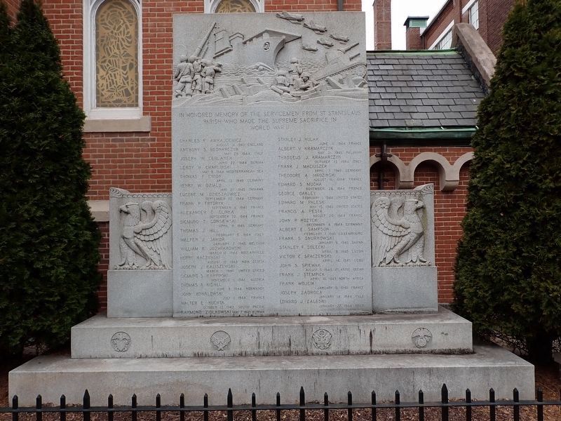 St. Stanislaus Servicemen Marker image. Click for full size.