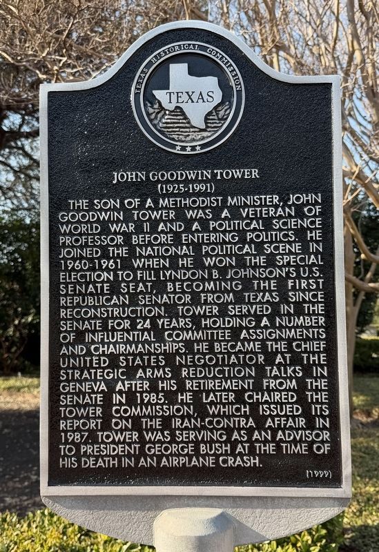 John Goodwin Tower Marker. Click for full size. John Goodwin Tower Marker image. Click for full size.