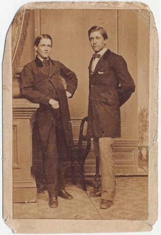 Edward Carson Waller (left), with architect Daniel Burnham. Click for full size. Edward Carson Waller (left), with architect Daniel Burnham image. Click for full size.