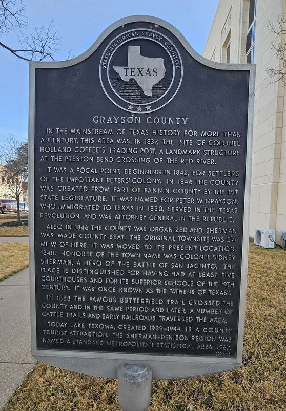 Grayson County Marker image. Click for full size.