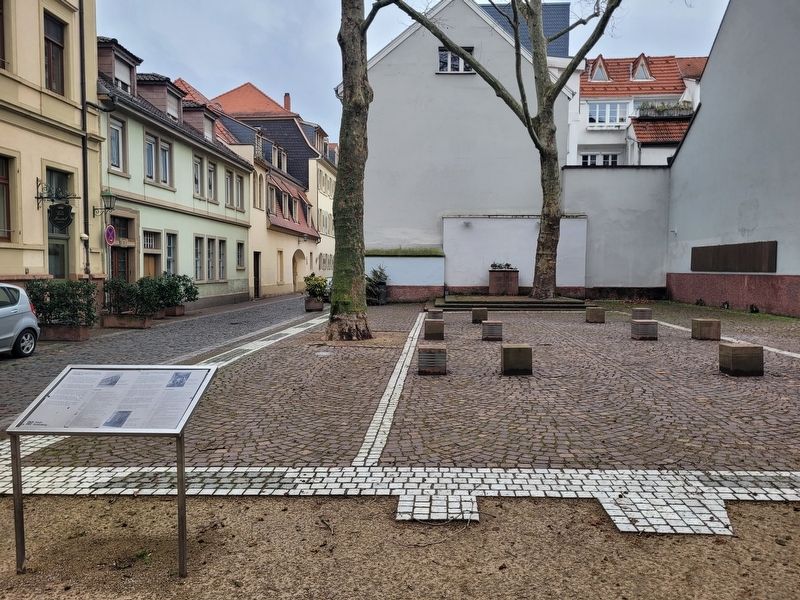 Destruction of Heidelberg’s synagogue Marker. Click for full size. Destruction of Heidelberg’s synagogue Marker image. Click for full size.