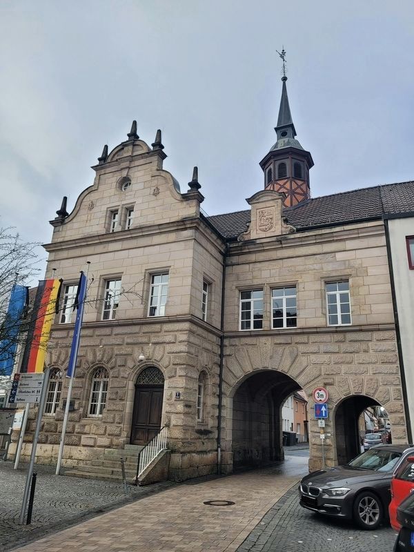 Das Rathaus / The Town Hall Marker image. Click for full size.