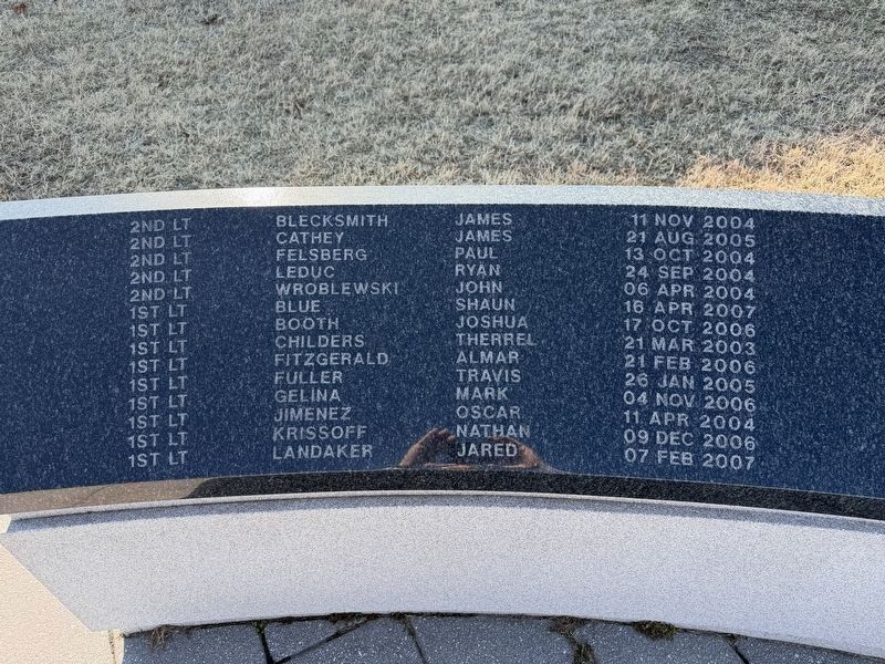 Operation Enduring Freedom and Operation Iraqi Freedom Memorial image. Click for full size.