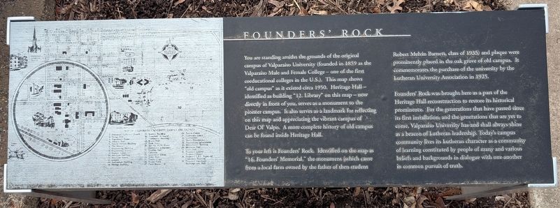 Founders' Rock Marker. Click for full size. Founders' Rock Marker image. Click for full size.