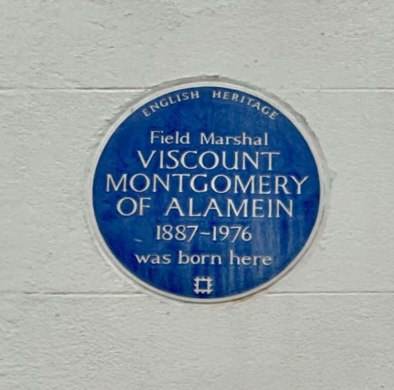 Bernard Montgomery Marker. Click for full size. Bernard Montgomery Marker image. Click for full size.