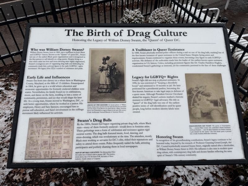 The Birth of Drag Culture Marker image. Click for full size.