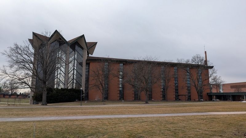 North side of the Chapel of the Resurrection. Click for full size. North side of the Chapel of the Resurrection image. Click for full size.