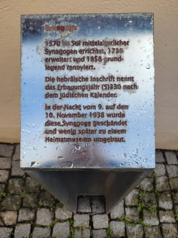 Synagogue Marker. Click for full size. Synagogue Marker image. Click for full size.