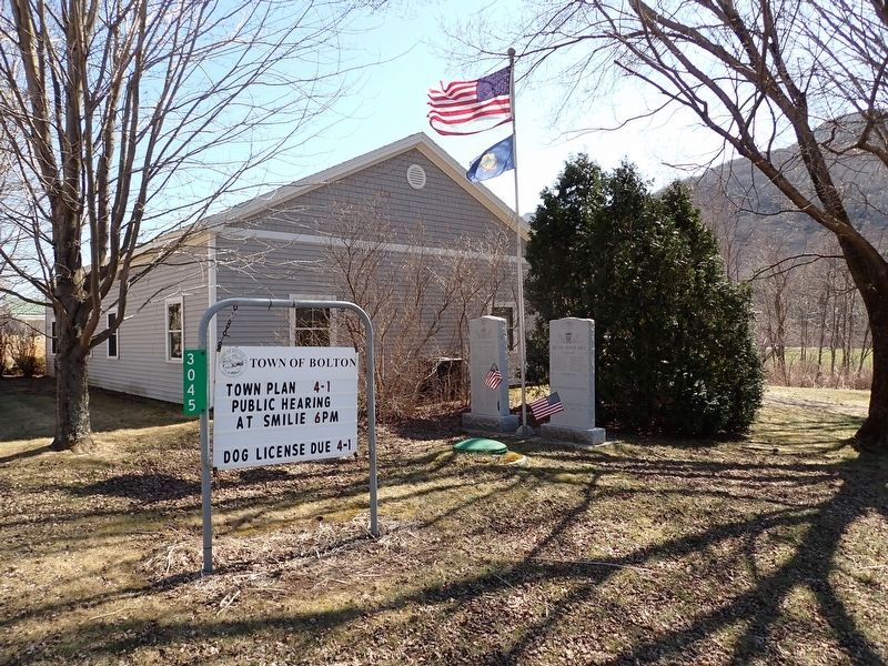 Bolton Honor Roll Marker. Click for full size. Bolton Honor Roll Marker image. Click for full size.