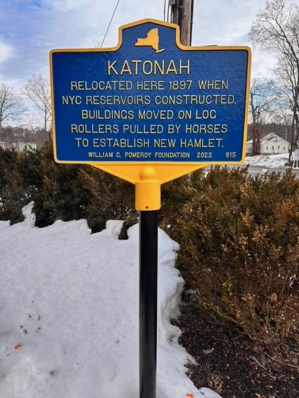 Katonah Marker. Click for full size. Katonah Marker image. Click for full size.