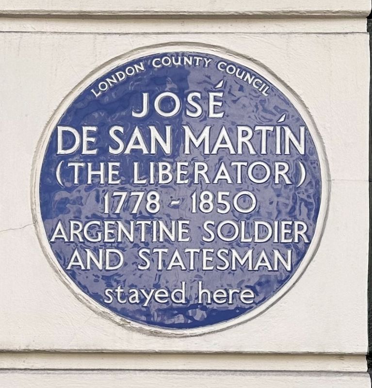 Jos� de San Mart�n Marker image. Click for full size.