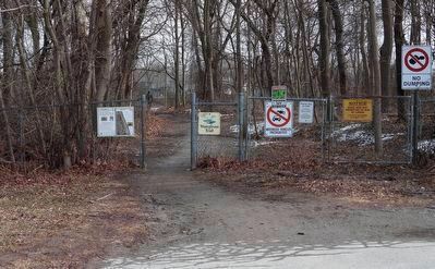 Welcome To Malcolmson Eco-Park - Marker in context. Click for full size. Welcome To Malcolmson Eco-Park - Marker in context image. Click for full size.
