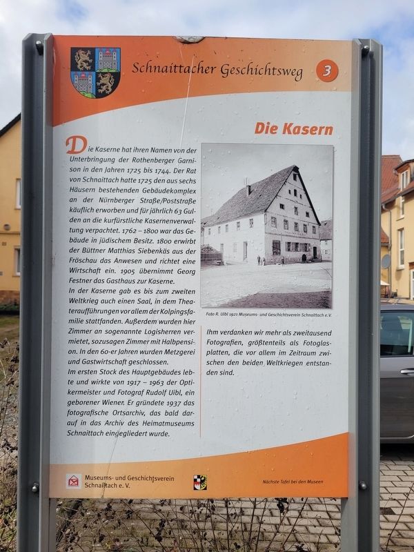 Die Kasern / The Barracks Marker image. Click for full size.