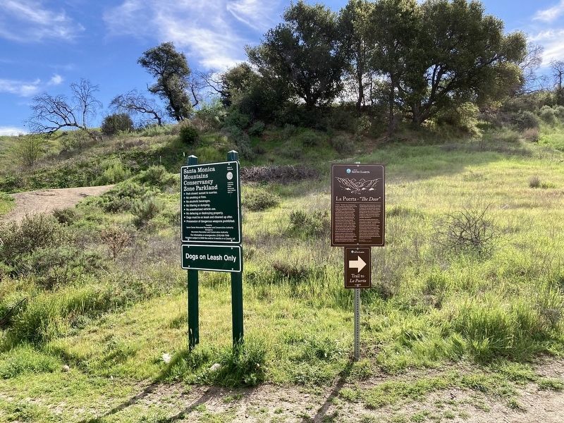 La Puerta Marker. Click for full size. La Puerta Marker image. Click for full size.