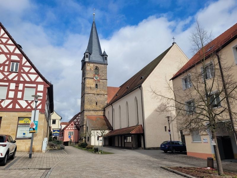 Pfarrkirche St. Kunigund / Parish Church of St. Kunigund Marker. Click for full size. Pfarrkirche St. Kunigund / Parish Church of St. Kunigund Marker image. Click for full size.