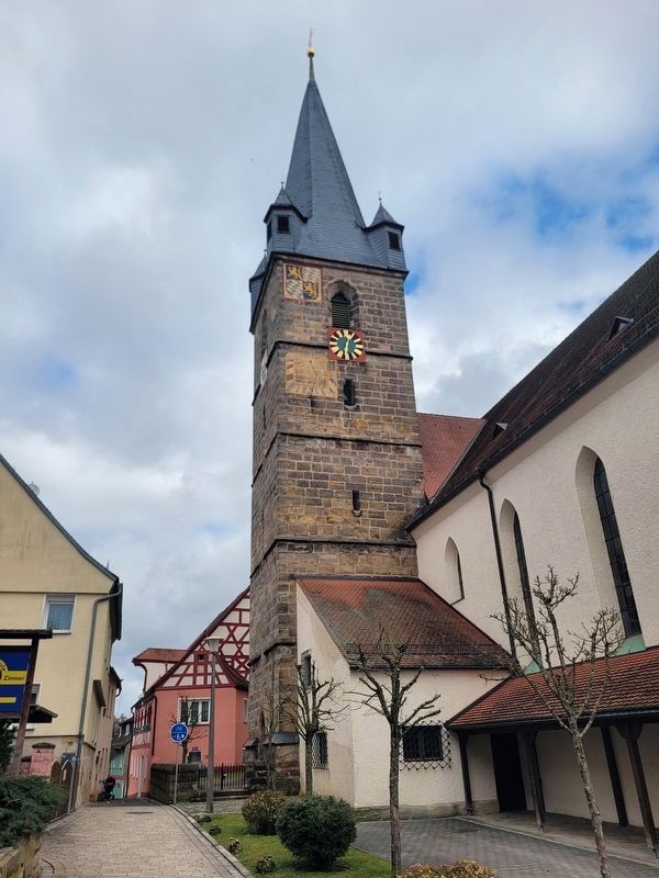 Pfarrkirche St. Kunigund / Parish Church of St. Kunigund Marker. Click for full size. Pfarrkirche St. Kunigund / Parish Church of St. Kunigund Marker image. Click for full size.