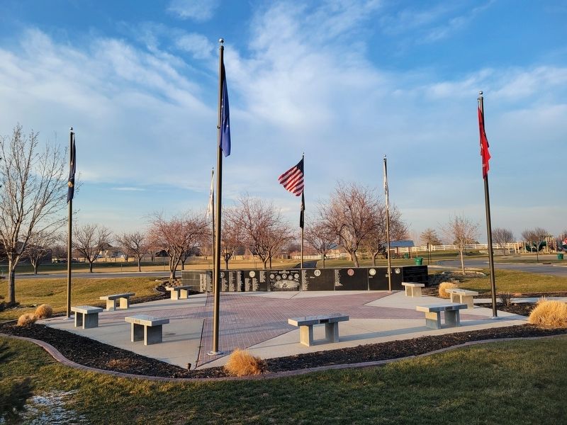Bluffdale Veterans Memorial image. Click for full size.