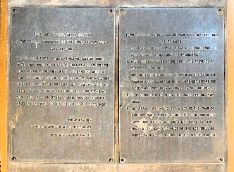 Plaza de San Luis de la Culebra Marker image. Click for full size.