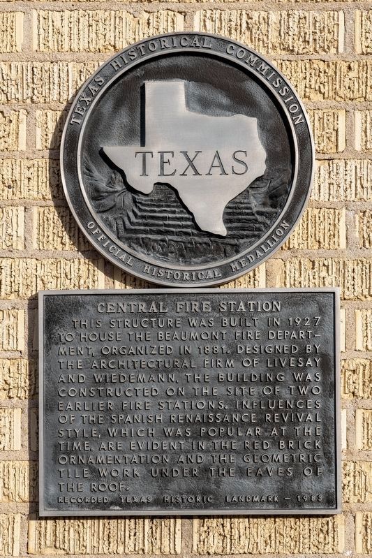 Central Fire Station Marker. Click for full size. Central Fire Station Marker image. Click for full size.