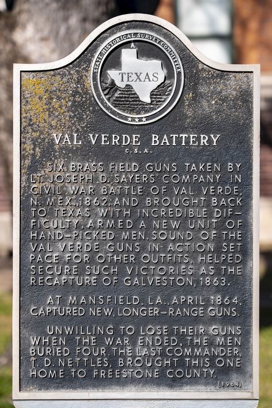 Val Verde Battery Marker image. Click for full size.