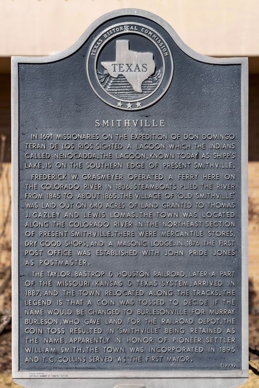 Smithville Marker. Click for full size. Smithville Marker image. Click for full size.