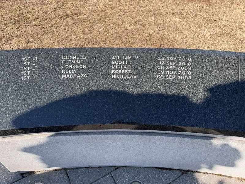 Operation Enduring Freedom and Operation Iraqi Freedom Memorial image. Click for full size.