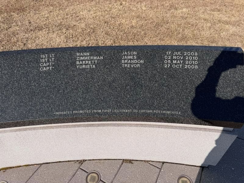 Operation Enduring Freedom and Operation Iraqi Freedom Memorial image. Click for full size.