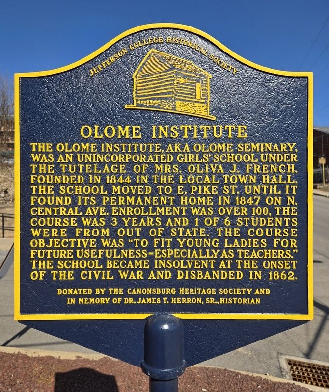Olome Institute Marker image. Click for full size.