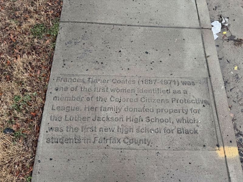 Frances Tinner Coates Marker image. Click for full size.