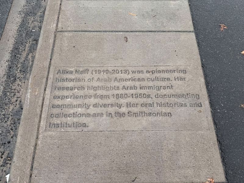 Alixa Naff Marker image. Click for full size.
