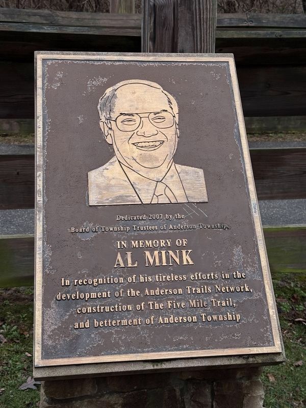 In memory of Al Mink Marker. Click for full size. In memory of Al Mink Marker image. Click for full size.