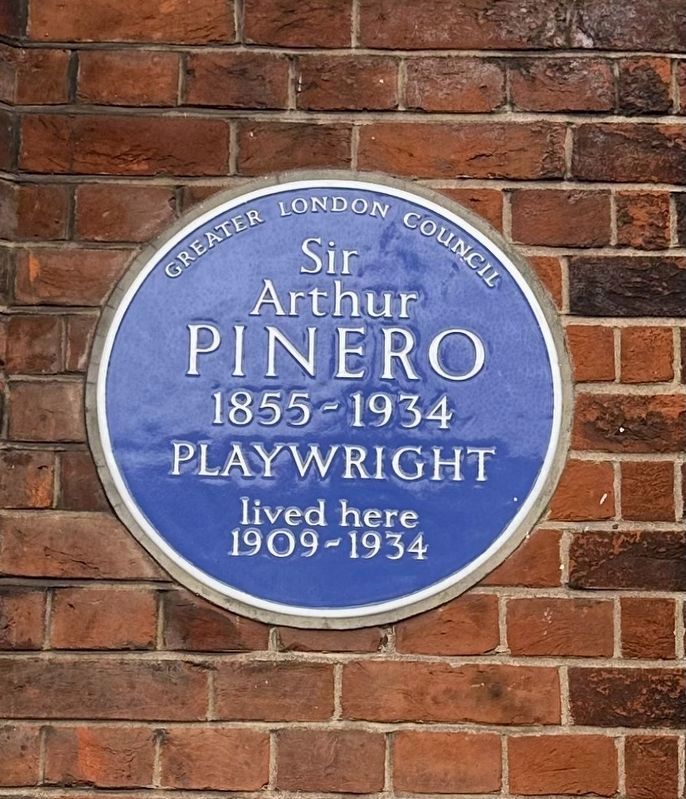 Sir Arthur Pinero Marker image. Click for full size.
