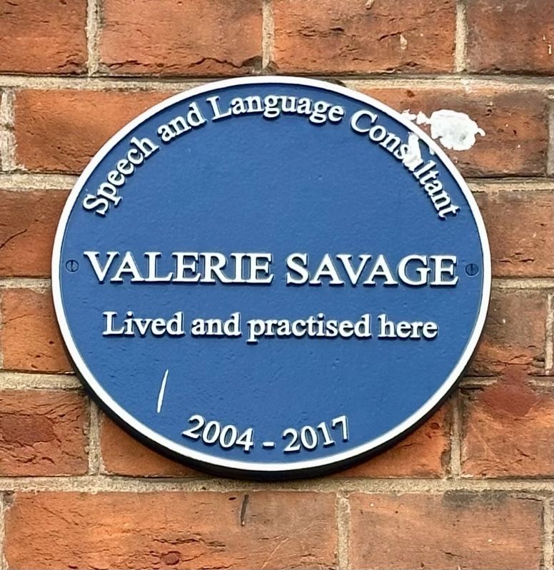 Valerie Savage Marker. Click for full size. Valerie Savage Marker image. Click for full size.