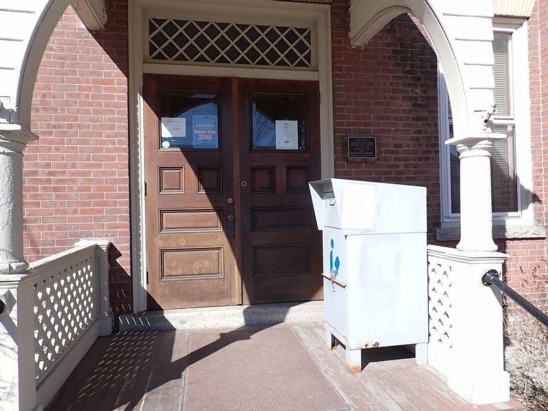 The Hartford Library Marker image. Click for full size.