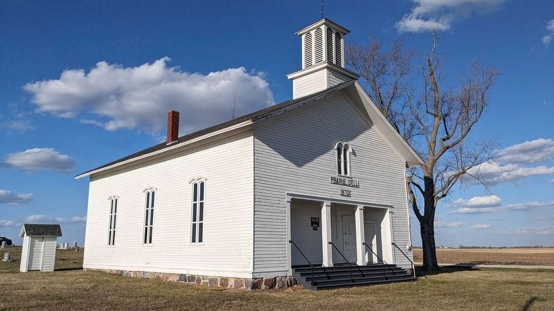 Prairie Dell Meeting House. Click for full size. Prairie Dell Meeting House image. Click for full size.